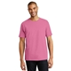 aerial view a pink hanes(r) - tagless(r) 100 cotton t - shirt. - 5250, image 1 of 5