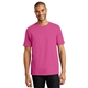 aerial view a wow pink hanes(r) - tagless(r) 100 cotton t - shirt. - 5250, image 1 of 6