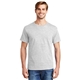 aerial view a ash hanes(r) - comfortsoft(r) heavyweight 100 cotton t - shirt. - 5280, image 1 of 6