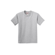 aerial view a light steel hanes(r) - youth tagless(r) 100 cotton t - shirt - 5450, image 1 of 2