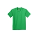aerial view a kelly green hanes(r) - youth tagless(r) 100 cotton t - shirt - 5450, image 1 of 2