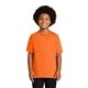 aerial view a s orange gildan(r) - youth ultra cotton(r) 100 cotton t - shirt, image 1 of 6
