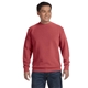 aerial view a crimson comfort colors(r) crewneck sweatshirt, image 1 of 4