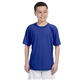 aerial view a royal gildan(r) performance(r) youth 5 oz t - shirt, image 1 of 5