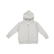 aerial view a heather rabbit skins zip fleece hoodie, image 1 of 2