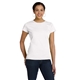 aerial view a white lat fine jersey t - shirt, image 1 of 5