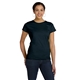 aerial view a black lat fine jersey t - shirt, image 1 of 5