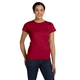 aerial view a garnet lat fine jersey t - shirt, image 1 of 5