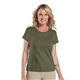 aerial view a military green lat fine jersey t - shirt, image 1 of 3