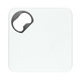 aerial view a white bottle opener coaster, image 1 of 2