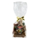 aerial view a group of dog bones treats in a mug stuffer bag, image 1 of 2