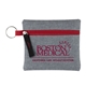aerial view a red stillwater 16 piece golf kit components inserted in zipper pack, image 1 of 4