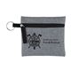aerial view a black stillwater 16 piece golf kit components inserted in zipper pack, image 1 of 5