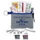 a group of stillwater 16 piece golf kit components inserted in zipper pack