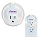 a group of led sparkle night light with outlet