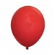 a red 17 standard latex balloon