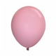 a pink 17 standard latex balloon