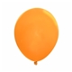 a orange 17 standard latex balloon