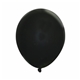 a black 9 standard latex balloon