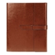 a brown pms 168 fabrizio refillable portfolio