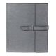 a grey pms cool gray 11 fabrizio refillable portfolio
