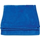 aerial view a blue micro - mink touch blanket, image 1 of 2