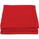 aerial view a red micro - mink touch blanket, image 1 of 2