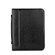 aerial view a black bugatti 3- ring binder padfolio, image 1 of 7