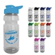 a group of the trainer - 24 oz transparent water bottle with drink - thru lid