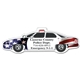 a group of full color digital stock shaped magnets - police car