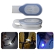 a blue/frost multi - mode magnetic led clip