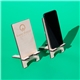 aerial view a group of eco - friendly wooden phone stand, image 1 of 10