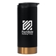 a black astrid - 12 oz double wall stainless steel tumbler