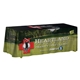 a custom 8- ft. non - fitted table cover multi - panel print, full bleed or custom fabric color