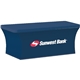 a group of 6- ft. stretch table cover front print only (with stock fabric color)