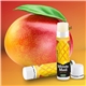 aerial view a mango promotional lip balm with natural beeswax formula, image 1 of 2