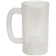 a trans clear 14 oz single wall stein beer mug