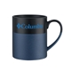 a blue fargo 15 oz two - tone ceramic mug