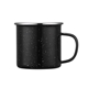 aerial view a black sedona 16 oz enamel mug, image 1 of 4