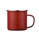 aerial view a red sedona 16 oz enamel mug, image 1 of 4