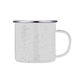 aerial view a white sedona 16 oz enamel mug, image 1 of 4