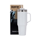 aerial view a white 40oz basecamp gigantor travel mug, image 1 of 7