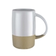 aerial view a white aberdeen 17 oz two - tone ceramic mug, image 1 of 2