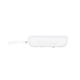 aerial view a white altitude rgb light up wireless portable speaker, image 1 of 3