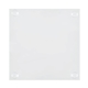 aerial view a clear square glass beverage coaster, image 1 of 2