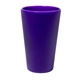 aerial view a purple silipint(r) original straight up pint glass - 16 oz, image 1 of 3