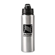aerial view a silver 25 oz aspen aluminum bottle, image 1 of 4