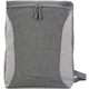 aerial view a gray speck boomerang cooler backpack, image 1 of 2