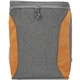 aerial view a orange speck boomerang cooler backpack, image 1 of 2