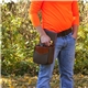 a group of buckskin gulch leather shell bag